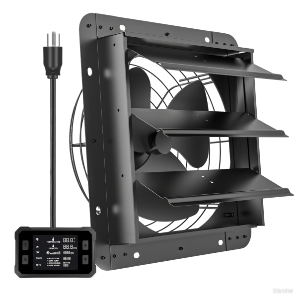 EC Motor Shutter Exhaust Fan